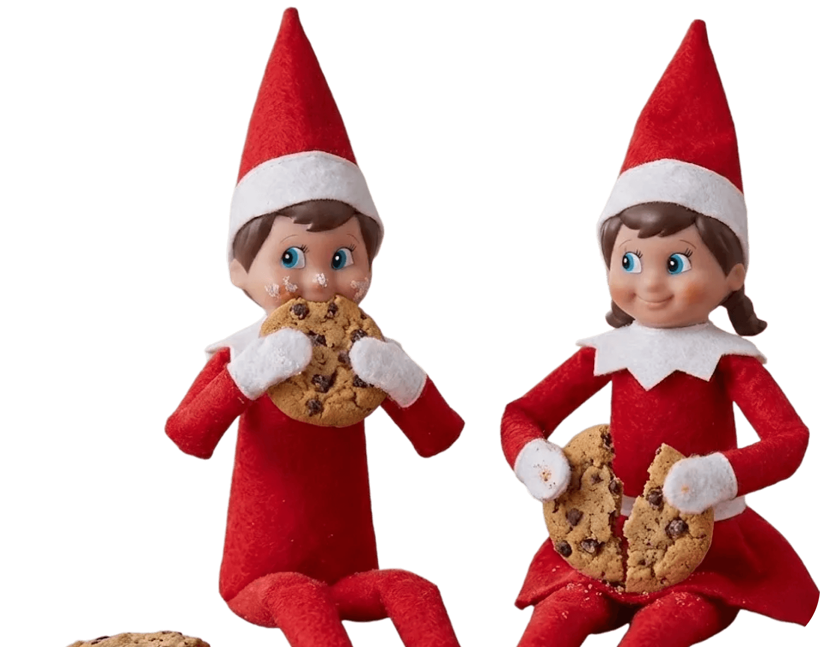 Elves eating cookies
